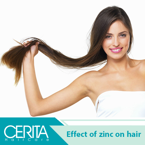 Effect of zinc on hair